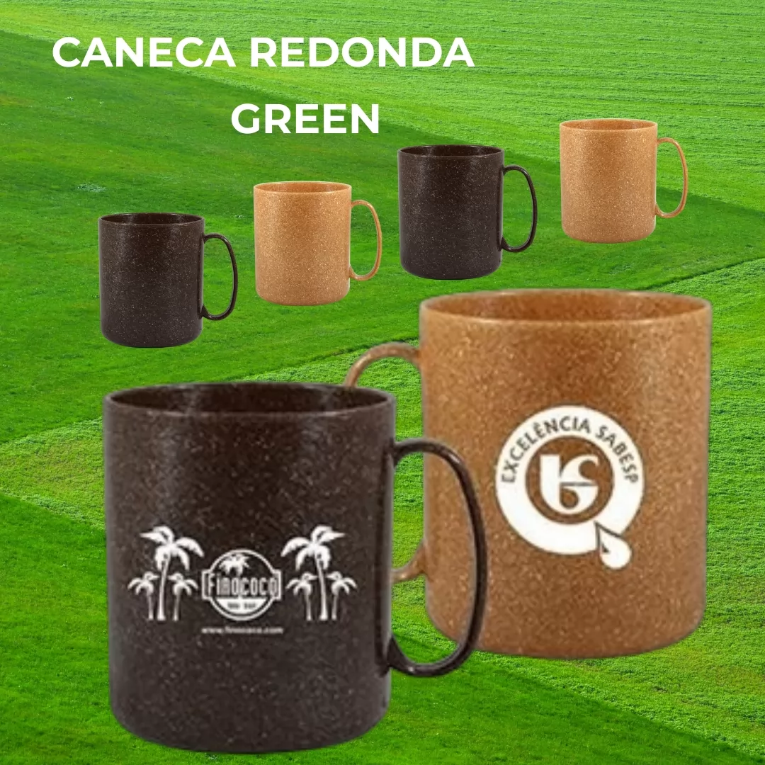 Caneca Redonda  Green 400ml 